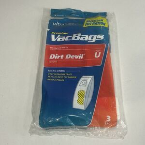 Ultra Care Dirt Devil Type U Allergen Filtration Media Vacuum Bags (3-Pack)